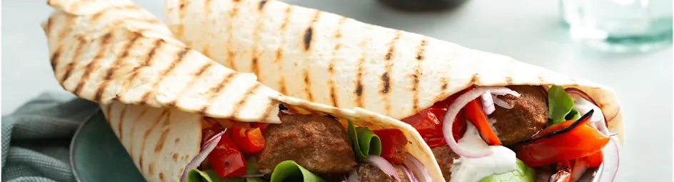 Vegetarische groentewraps