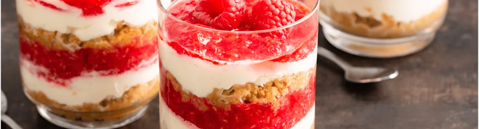 Snelle mini frambozen tiramisu