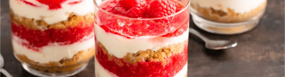 Snelle mini frambozen tiramisu