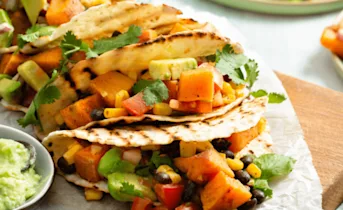 Zoete aardappel taco's