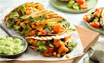 Zoete aardappel taco's