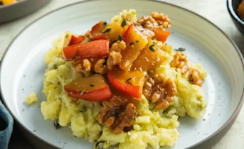 Spruitjes stamppot met appeltjes