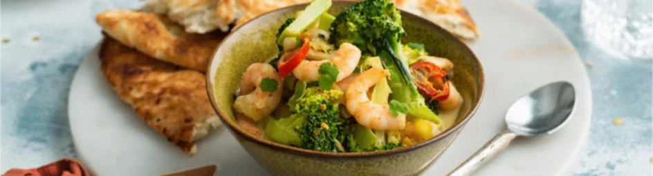 Kruidige garnalencurry