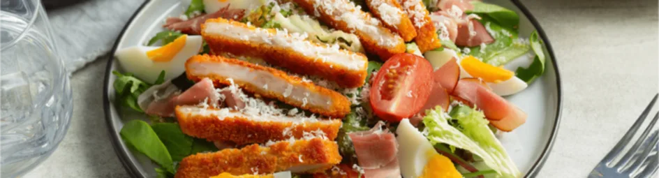 Salade met krokante kip