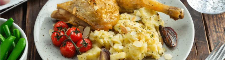 Kippenbouten met appelstamppot