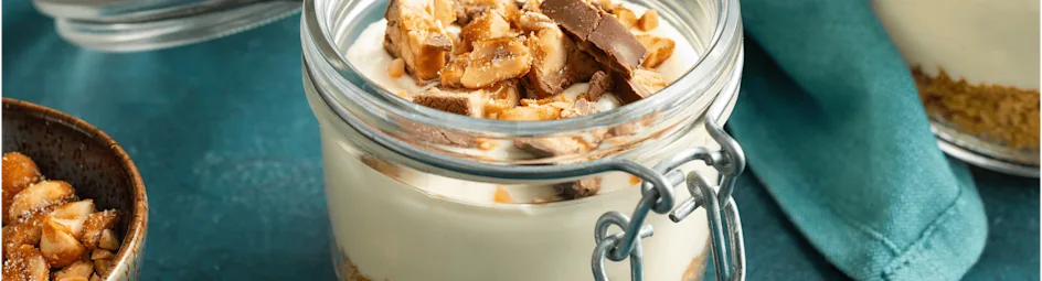 Mini Snicker-MonChou taartjes