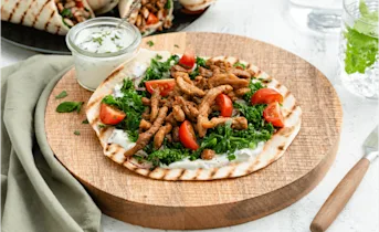 Shoarma boerenkool wrap
