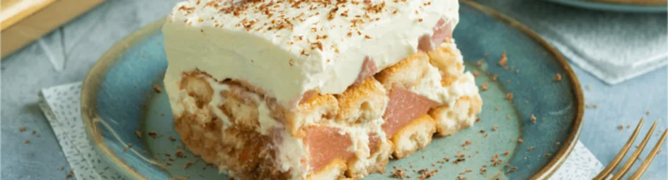 Snelle stoofperen tiramisu