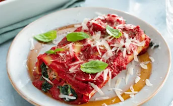 Cannelloni met spinazie en ricotta