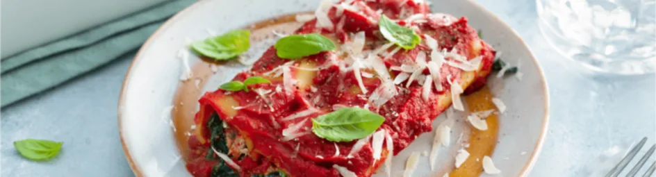 Cannelloni met spinazie en ricotta