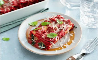Cannelloni met spinazie en ricotta