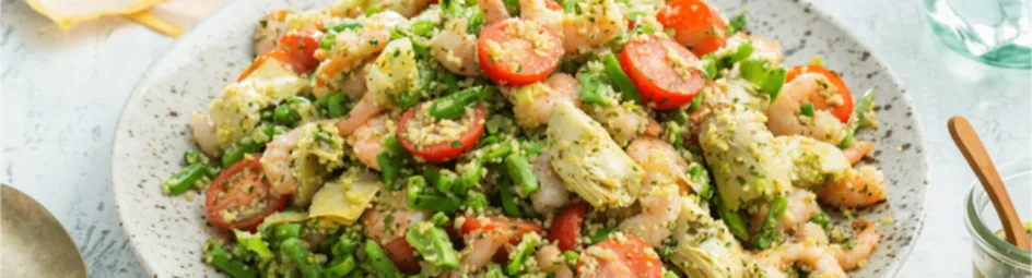 Couscous met Chimichurri garnalen