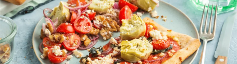 Verrassende groentepizza