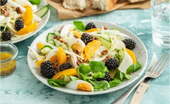 Frisse witlof-venkel salade met sinaasappel