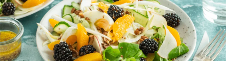 Frisse witlof-venkel salade met sinaasappel