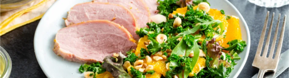 Beenham met gember en sinaasappel uit de oven