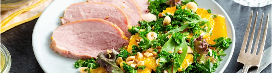 Beenham met gember en sinaasappel uit de oven