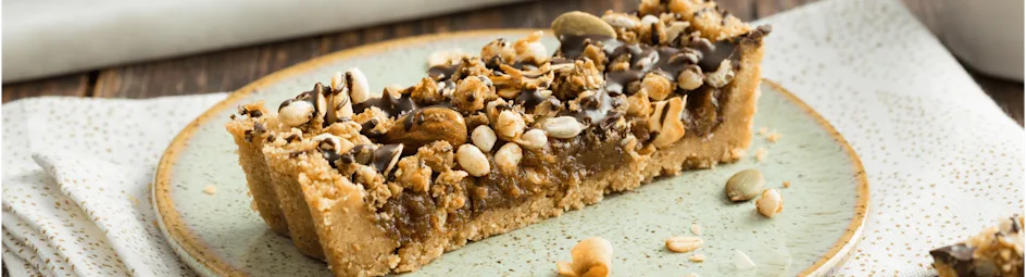 Knapperige dadel-karamel snack