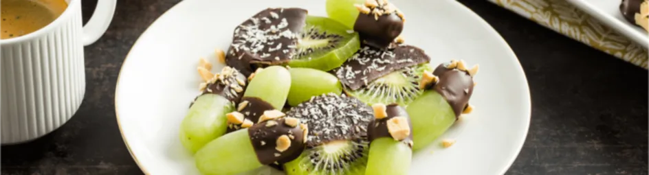 Kiwi en druiven bonbons