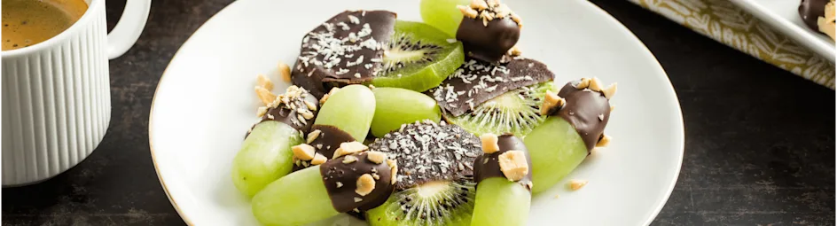 Kiwi en druiven bonbons