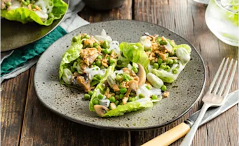 Aziatische slawraps met pittige groenten