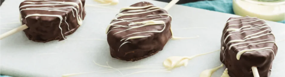 Chocolade karamel cake-pops