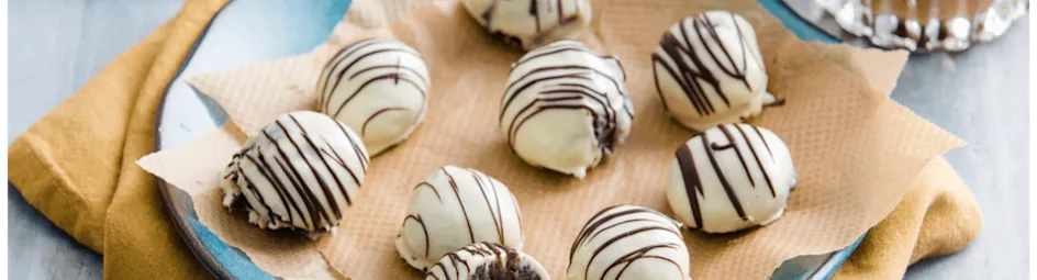 Oreo truffels met witte chocolade