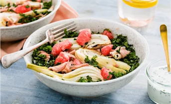 Verrassende grapefruit salade