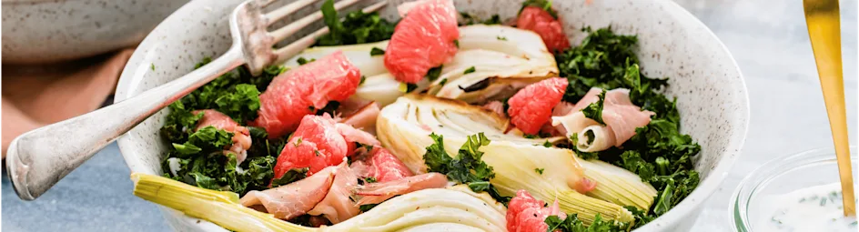 Verrassende grapefruit salade