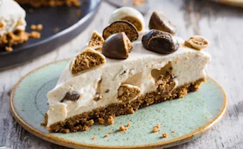 Chocolade kruidnoten cheesecake