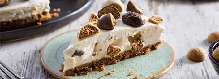 Chocolade kruidnoten cheesecake