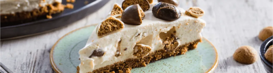 Chocolade kruidnoten cheesecake