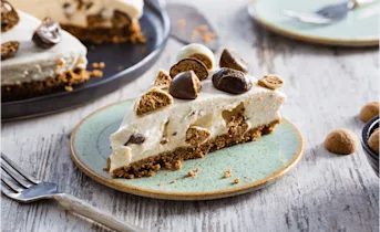 Chocolade kruidnoten cheesecake