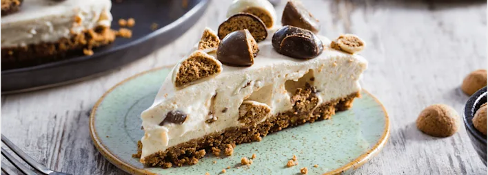 Chocolade kruidnoten cheesecake