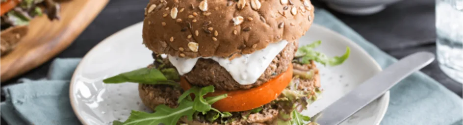 Gegrilde truffelburger