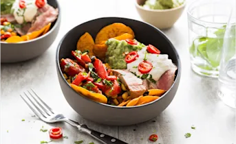 Nacho steak bowl