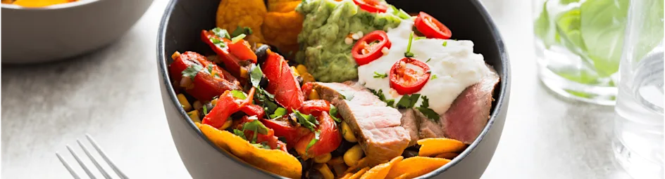 Nacho steak bowl