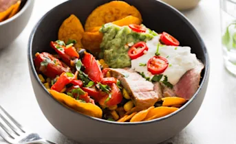 Nacho steak bowl