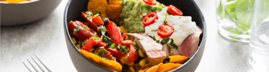 Nacho steak bowl