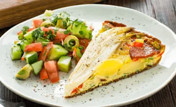 Spaanse tortilla met witlof en chorizo