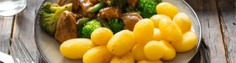 Hollands pannetje met sperziebonen en broccoli