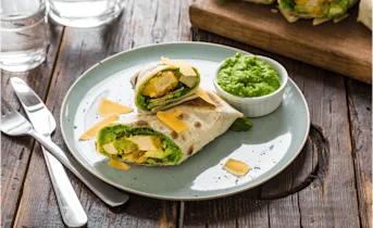Caesar salade wraps