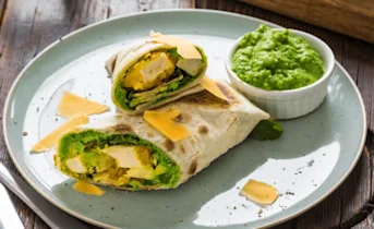 Caesar salade wraps