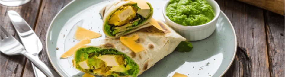 Caesar salade wraps