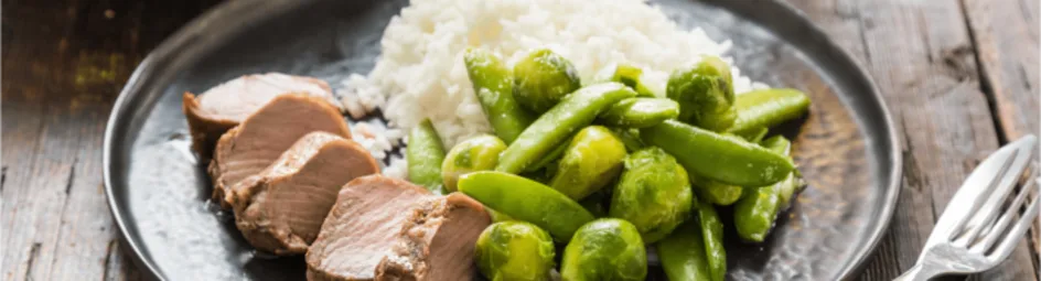 Varkenshaas met honing en gember