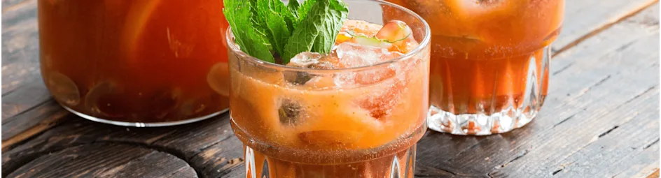 Alcoholvrije sangria met vers fruit
