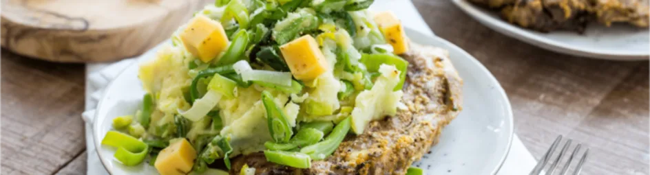 Stamppot met snijbonen en schouderkarbonade