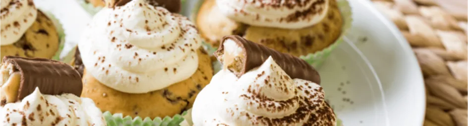 Chocolade-karamel cupcakes
