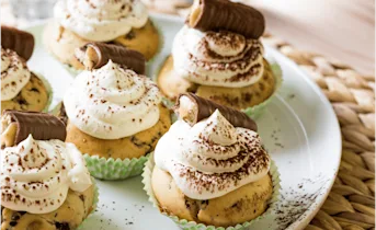 Chocolade-karamel cupcakes