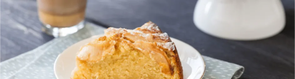 Appelcake met yoghurt en citroen